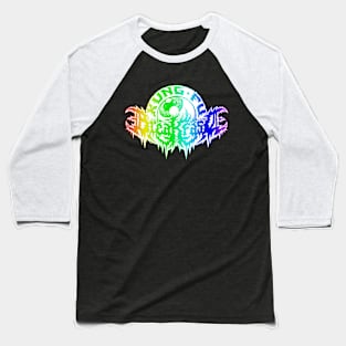 Kung Fu Breakfast Rainbow Logo Version 2 Baseball T-Shirt